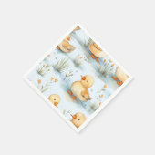 Niedliches Duckling-Muster Serviette (Ecke)