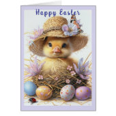 Niedliches Duckling Strohhalm Butterfly Ladybug Ei (Vorne)