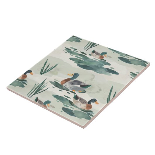 Niedliches Duckmuster Fliese (Seite)