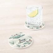 Niedliches Duckmuster Getränkeuntersetzer (Seite)