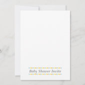 Niedliches Ducky Schaumbad-Baby-Duschen-Party Einladung (Rückseite)