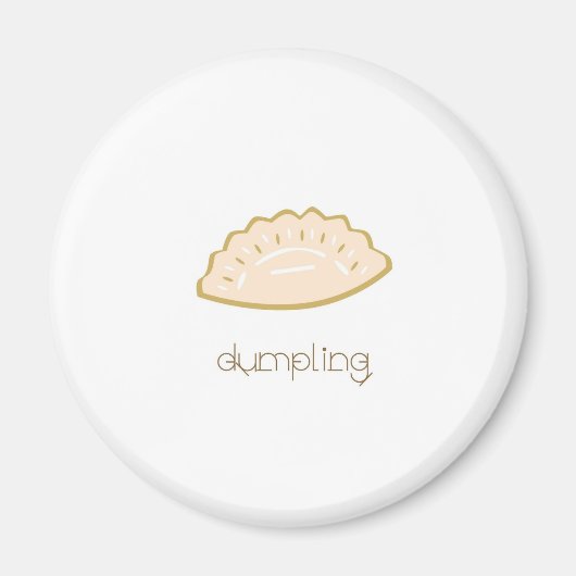 Niedliches Dumpling-Magnet Magnet (Vorne)