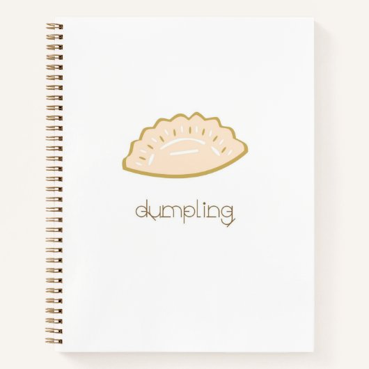 Niedliches Dumpling-Notebook Notizblock (Vorderseite)