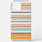 Niedliches dunkelorangefarbenes Ockermuster Case-Mate iPhone Hülle (Rückseite)