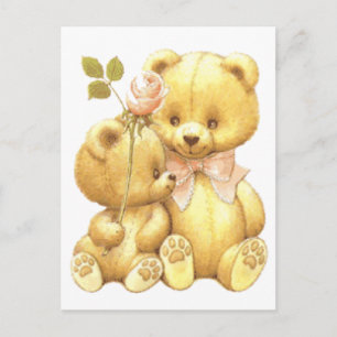 Niedliches Duo Postkarte