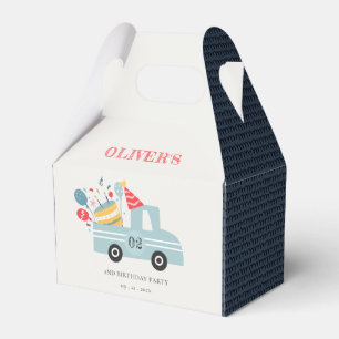 Niedliches Dusky Blau jedes Alters Geburtstagspart Geschenkschachtel