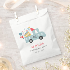 Niedliches Dusky Blau jedes Alters Geburtstagspart Geschenktütchen