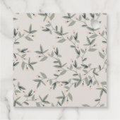 Niedliches Dusky Deer Floral Wappen jeden Geburtst Geschenkanhänger (Rückseite)