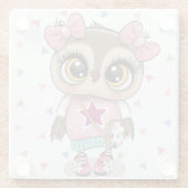 Niedliches Ei Glasuntersetzer (Rückseite)