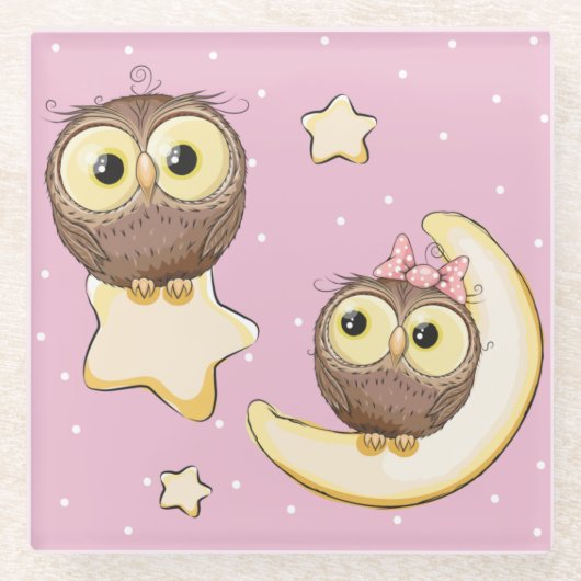 Niedliches Ei Glasuntersetzer (Vorderseite)