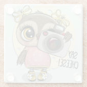 Niedliches Ei Glasuntersetzer (Rückseite)