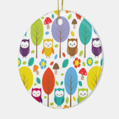 Niedliches Ei Keramikornament (Links)