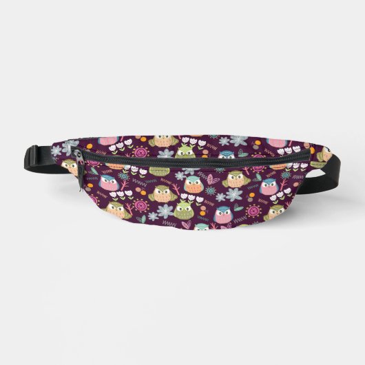 Niedliches Ei Lila Bauchtasche (Vorderseite)
