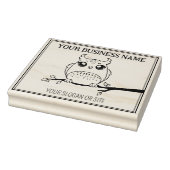 Niedliches Ei, maßgeschneidertes Geschäft, große Gummistempel (Stempel)