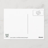 Niedliches Ei Postkarte (Rückseite)