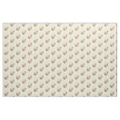 Niedliches Ei, rosa Flamingo & Bunny, Aquarell Stoff (Yard (91,4 cm))