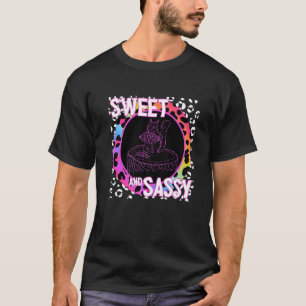 Niedliches Eichhörnchen 90er Nostalgie Regenbogen T-Shirt