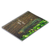 Niedliches Eichhörnchen auf Baum Notizblock (Linke Seite)