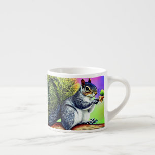 Niedliches Eichhörnchen auf dem Zweig-47563 Espressotasse