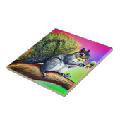 Niedliches Eichhörnchen auf dem Zweig-47563 Fliese (Seite)