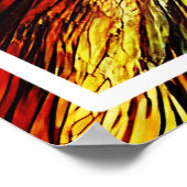 Niedliches Eichhörnchen auf dem Zweig Poster (Ecke)