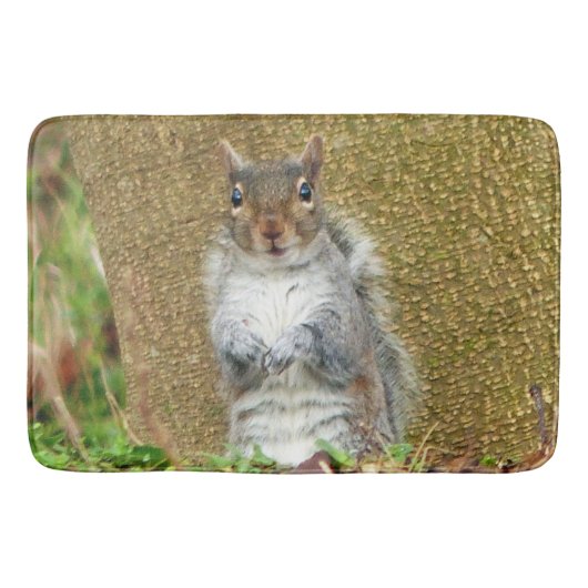 Niedliches Eichhörnchen Badematte (Vorderseite)