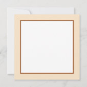 Niedliches Eichhörnchen Dankeskarte (Rückseite)