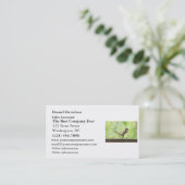 Niedliches Eichhörnchen, das Tai-Chi tut Visitenkarte (Stehend Vorderseite)