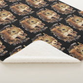 Niedliches Eichhörnchen Fantastische Wasserfarben Sherpadecke (3/4)