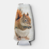 Niedliches Eichhörnchen Flaschenkühler (Vorderseite)