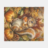 Niedliches Eichhörnchen Fleecedecke (Vorderseite (Horizontal))