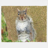 Niedliches Eichhörnchen Fleecedecke (Vorderseite (Horizontal))