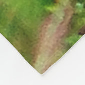 Niedliches Eichhörnchen Fleecedecke (Ecke)