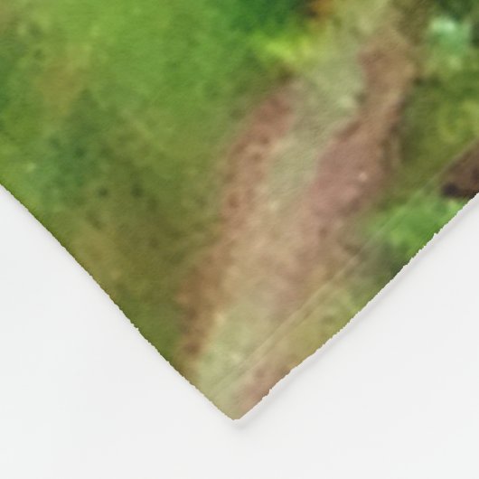 Niedliches Eichhörnchen Fleecedecke (Ecke)