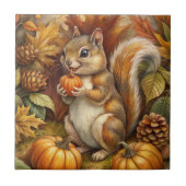 Niedliches Eichhörnchen Fliese (Vorderseite)