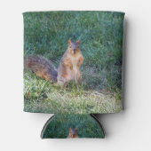 Niedliches Eichhörnchen-Foto Dosenkühler (Vorderseite)