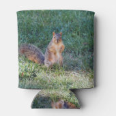 Niedliches Eichhörnchen-Foto Dosenkühler (Rückseite)