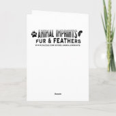 Niedliches Eichhörnchen | Freundschaft fördern Karte (Rückseite)