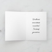 Niedliches Eichhörnchen | Freundschaft fördern Karte (Innenseite)