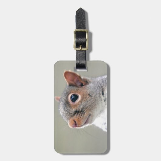 Niedliches Eichhörnchen Gepäckanhänger (Vorderseite vertikal)