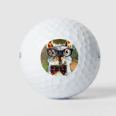 Niedliches Eichhörnchen Golfball (Vorderseite)