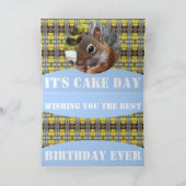 Niedliches Eichhörnchen Karte (Innenseite)