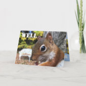 Niedliches Eichhörnchen Karte (Vorderseite)