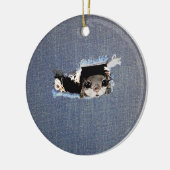 Niedliches Eichhörnchen Keramik Ornament (Links)