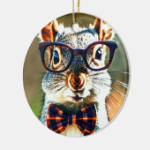 Niedliches Eichhörnchen Keramik Ornament (Links)