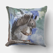 Niedliches Eichhörnchen Kissen (Vorderseite)