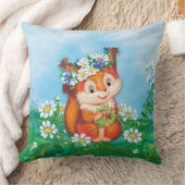 niedliches Eichhörnchen Kissen (Decke)