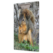 Niedliches Eichhörnchen-Klemmbrett Klemmbrett (Links)
