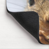 Niedliches Eichhörnchen-lächelndes Foto Mousepad (Ecke)