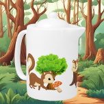 niedliches Eichhörnchen liebt Tier<br><div class="desc">niedliches Eichhörnchen liebt Tierteapot</div>